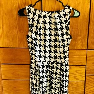 Houndstooth Summer Casual Dress